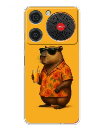 Чехол для ZTE Nubia Music с картинкой «Капибара на отдыхе» Чехол для ZTE Nubia Music с картинкой «Капибара на отдыхе»
