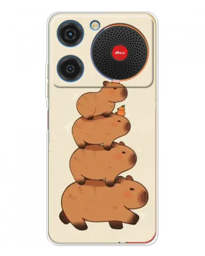 Чехол для ZTE Nubia Music с картинкой «Башня из капибар» Чехол для ZTE Nubia Music с картинкой «Башня из капибар»
