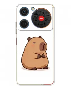 Чехол для ZTE Nubia Music с картинкой «Толстенькая капибара»
