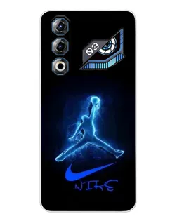 Чехол для ZTE Nubia Neo 3 GT с картинкой «Jordan Neon Blue» Чехол для ZTE Nubia Neo 3 GT с картинкой «Jordan Neon Blue»