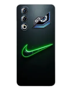 Чехол для ZTE Nubia Neo 3 GT с картинкой «Неоновый контур Nike»