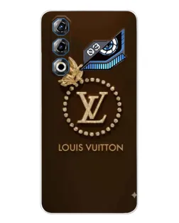 Чехол для ZTE Nubia Neo 3 GT с картинкой «LV — золотая печать»