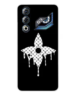 Чехол для ZTE Nubia Neo 3 GT с картинкой «Цветочная монограмма»