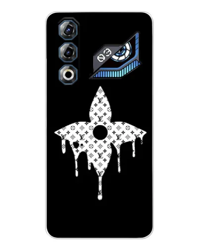 Чехол для ZTE Nubia Neo 3 GT с картинкой «Цветочная монограмма» Чехол для ZTE Nubia Neo 3 GT с картинкой «Цветочная монограмма»