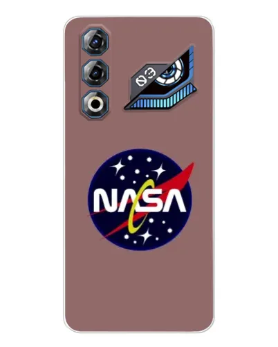 Чехол для ZTE Nubia Neo 3 GT с картинкой «NASA — ретро космос»