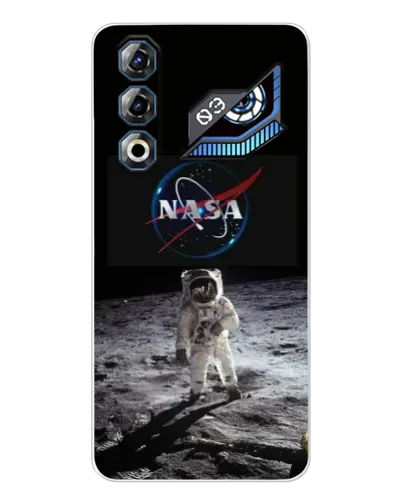 Чехол для ZTE Nubia Neo 3 GT с картинкой «Астронавт на Луне»