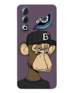 Чехол для ZTE Nubia Neo 3 GT с картинкой «Bored Ape в кепке»