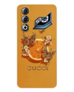 Чехол для ZTE Nubia Neo 3 GT с картинкой «Gucci — золотые бабочки» Чехол для ZTE Nubia Neo 3 GT с картинкой «Gucci — золотые бабочки»
