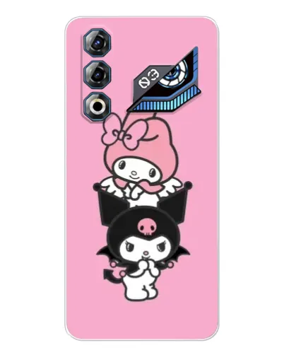 Чехол для ZTE Nubia Neo 3 GT с картинкой «My Melody и Kuromi» Чехол для ZTE Nubia Neo 3 GT с картинкой «My Melody и Kuromi»
