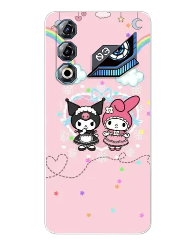 Чехол для ZTE Nubia Neo 3 GT с картинкой «My Melody и Kuromi» Чехол для ZTE Nubia Neo 3 GT с картинкой «My Melody и Kuromi»