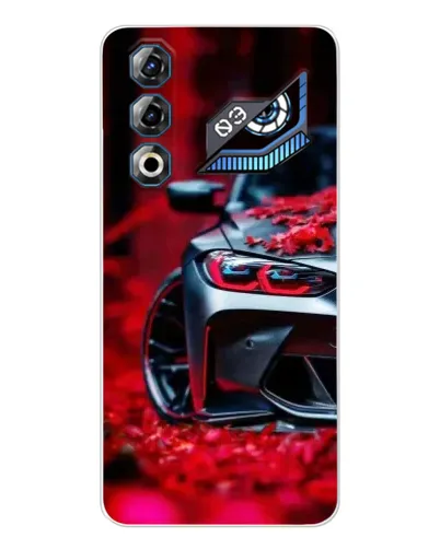 Чехол для ZTE Nubia Neo 3 GT с картинкой «Спортивная BMW и цветы» Чехол для ZTE Nubia Neo 3 GT с картинкой «Спортивная BMW и цветы»