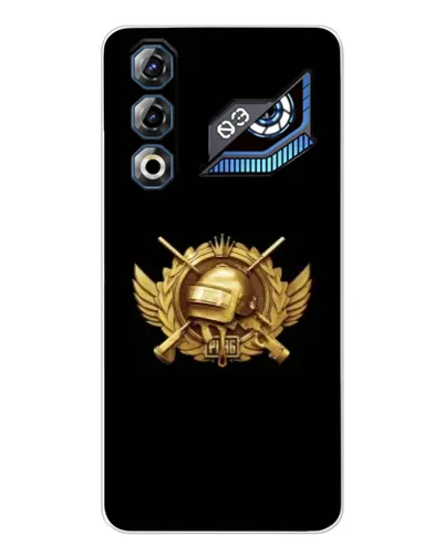 Чехол для ZTE Nubia Neo 3 GT с картинкой «PUBG — оранжевый градиент»
