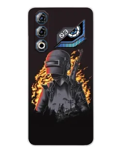 Чехол для ZTE Nubia Neo 3 GT с картинкой «PUBG — огненный силуэт» Чехол для ZTE Nubia Neo 3 GT с картинкой «PUBG — огненный силуэт»