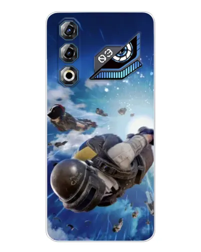 Чехол для ZTE Nubia Neo 3 GT с картинкой «Десант PUBG — прыжок»