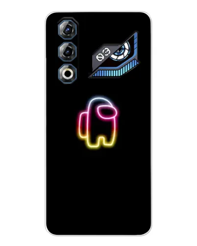 Чехол для ZTE Nubia Neo 3 GT с картинкой «Among Us градиент» Чехол для ZTE Nubia Neo 3 GT с картинкой «Among Us градиент»
