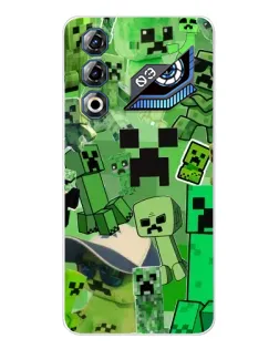 Чехол для ZTE Nubia Neo 3 GT с картинкой «Криперы Minecraft»