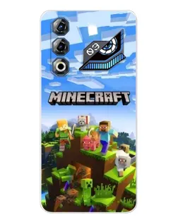 Чехол для ZTE Nubia Neo 3 GT с картинкой «Minecraft классический мир»