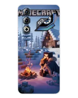 Чехол для ZTE Nubia Neo 3 GT с картинкой «Зимний Minecraft»