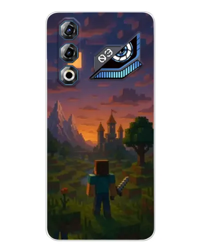 Чехол для ZTE Nubia Neo 3 GT с картинкой «Стив у башни» Чехол для ZTE Nubia Neo 3 GT с картинкой «Стив у башни»