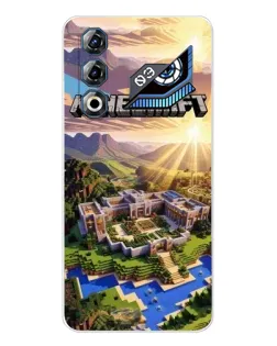 Чехол для ZTE Nubia Neo 3 GT с картинкой «Minecraft панорама»