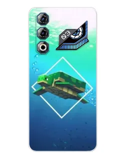 Чехол для ZTE Nubia Neo 3 GT с картинкой «Черепаха Minecraft»