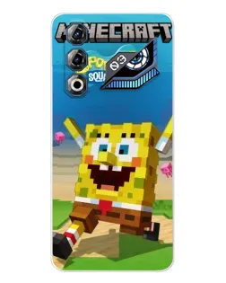 Чехол для ZTE Nubia Neo 3 GT с картинкой «Губка Боб Minecraft»