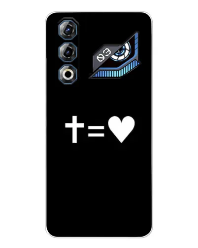 Чехол для ZTE Nubia Neo 3 GT с картинкой «Крест и Сердце» Чехол для ZTE Nubia Neo 3 GT с картинкой «Крест и Сердце»