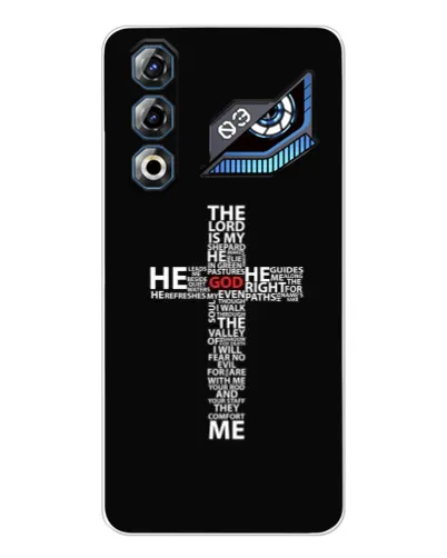 Чохол для ZTE Nubia Neo 3 GT з картинкою «Текстовий хрест» Чохол для ZTE Nubia Neo 3 GT з картинкою «Текстовий хрест»