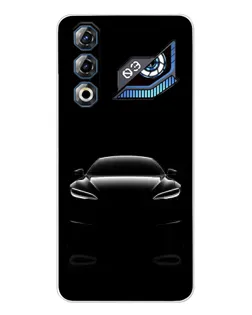 Чехол для ZTE Nubia Neo 3 GT с картинкой «Силуэт Tesla Night» Чехол для ZTE Nubia Neo 3 GT с картинкой «Силуэт Tesla Night»