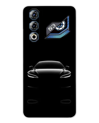 Чехол для ZTE Nubia Neo 3 GT с картинкой «Силуэт Tesla Night» Чехол для ZTE Nubia Neo 3 GT с картинкой «Силуэт Tesla Night»