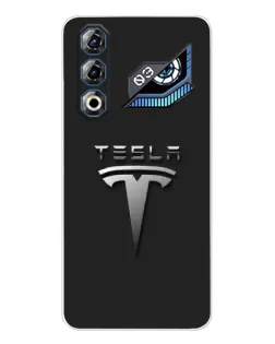 Чехол для ZTE Nubia Neo 3 GT с картинкой «Стальной логотип Tesla» Чехол для ZTE Nubia Neo 3 GT с картинкой «Стальной логотип Tesla»