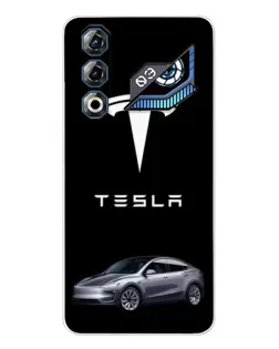 Чехол для ZTE Nubia Neo 3 GT с картинкой «Tesla Model Y» Чехол для ZTE Nubia Neo 3 GT с картинкой «Tesla Model Y»