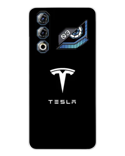 Чехол для ZTE Nubia Neo 3 GT с картинкой «Tesla White Logo» Чехол для ZTE Nubia Neo 3 GT с картинкой «Tesla White Logo»