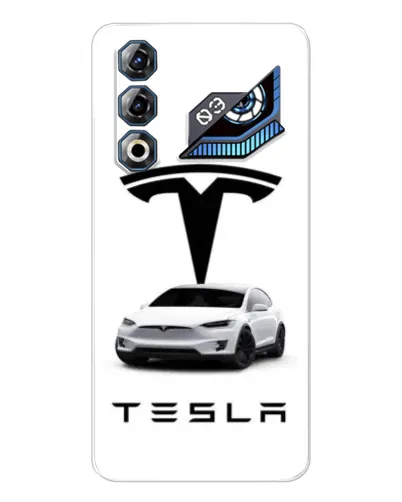 Чехол для ZTE Nubia Neo 3 GT с картинкой «Tesla White Style» Чехол для ZTE Nubia Neo 3 GT с картинкой «Tesla White Style»
