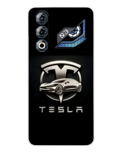 Чехол для ZTE Nubia Neo 3 GT с картинкой «Tesla — серебристое авто» Чехол для ZTE Nubia Neo 3 GT с картинкой «Tesla — серебристое авто»
