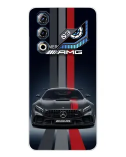 Чехол для ZTE Nubia Neo 3 GT с картинкой «Mercedes — белый карбон»