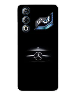 Чехол для ZTE Nubia Neo 3 GT с картинкой «Mercedes — абстрактные линии»
