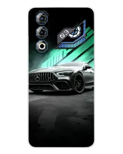 Чехол для ZTE Nubia Neo 3 GT с картинкой «Темный Mercedes AMG»