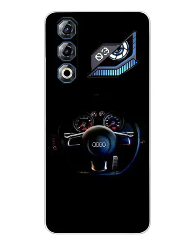 Чехол для ZTE Nubia Neo 3 GT с картинкой «Салон Audi — руль»