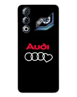 Чехол для ZTE Nubia Neo 3 GT с картинкой «Логотип Audi Heart»