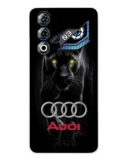 Чехол для ZTE Nubia Neo 3 GT с картинкой «Пантера и Audi»