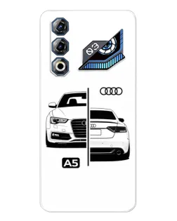 Чехол для ZTE Nubia Neo 3 GT с картинкой «Audi — контрастный дизайн»