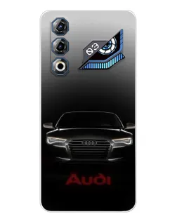 Чехол для ZTE Nubia Neo 3 GT с картинкой «Audi — градиентный контур»