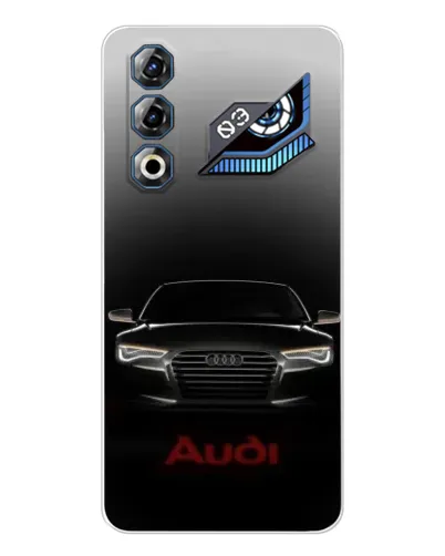 Чехол для ZTE Nubia Neo 3 GT с картинкой «Audi — градиентный контур»
