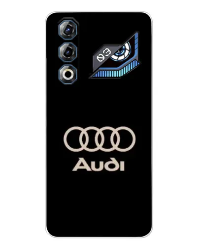 Чехол для ZTE Nubia Neo 3 GT с картинкой «Audi — золотой логотип»
