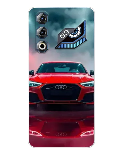 Чехол для ZTE Nubia Neo 3 GT с картинкой «Audi RS — красный стиль»