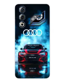 Чехол для ZTE Nubia Neo 3 GT с картинкой «Audi Sport — неон»