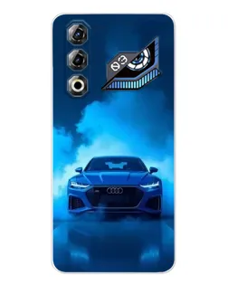 Чехол для ZTE Nubia Neo 3 GT с картинкой «Audi — голубая энергия»