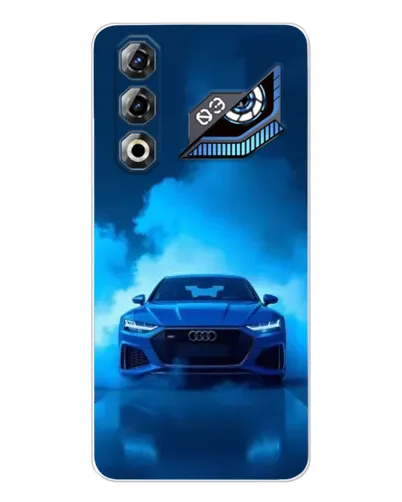 Чехол для ZTE Nubia Neo 3 GT с картинкой «Audi — голубая энергия»