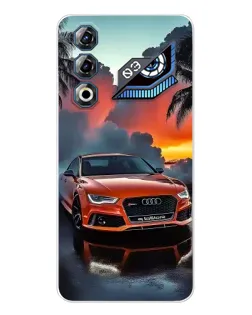Чехол для ZTE Nubia Neo 3 GT с картинкой «Audi — закат»
